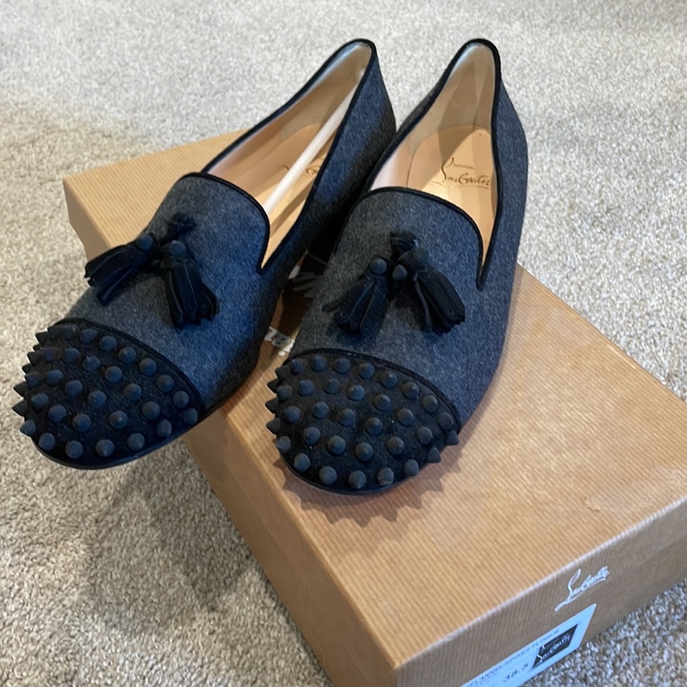 Limited edition GOOP x Christian Louboutin lovely flat loafer